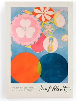 Druk artystyczny "Hilma Round" - 40 x 60 cm
