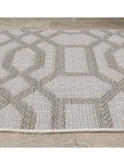 Dywan w kolorze kremowo-beżowym