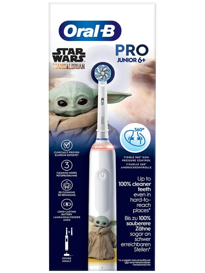 Elektryczna szczoteczka "Junior Pro Star Wars" w kolorze białym