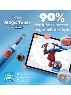 Elektryczna szczoteczka "Vitality Pro 103 Spiderman" w kolorze niebieskim