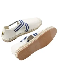 Espadryle w kolorze kremowym