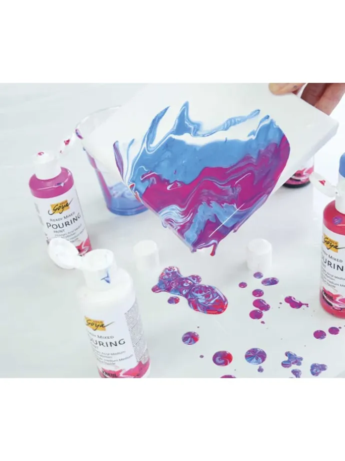Farby akrylowe (6 szt.) "Ready Mixed Pouring Set" - 9+