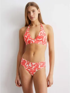 Figi bikini w kolorze różowo-kremowym