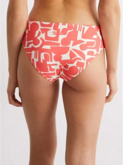 Figi bikini w kolorze różowo-kremowym