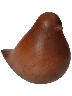 Figurka dekoracyjna "Bird" w kolorze brązowym - 11 x 8 x 15 cm