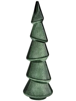 Figurka dekoracyjna "Christmas Tree" w kolorze zielonym - wys. 54 x Ø 17 cm