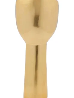 Figurka dekoracyjna "Golden Face" w kolorze złotym - wys. 36 cm