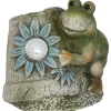 Figurka ogrodowa "Frog" ze wzorem - 12,5 x 11,5 x 10,5 cm