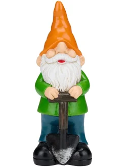 Figurka ogrodowa "Gnome" ze wzorem - 9,2 x 26,5 x 8,5 cm