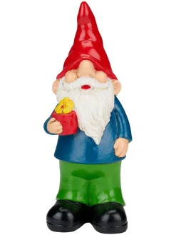 Figurka ogrodowa "Gnome" ze wzorem - 10 x 27 x 8,5 cm