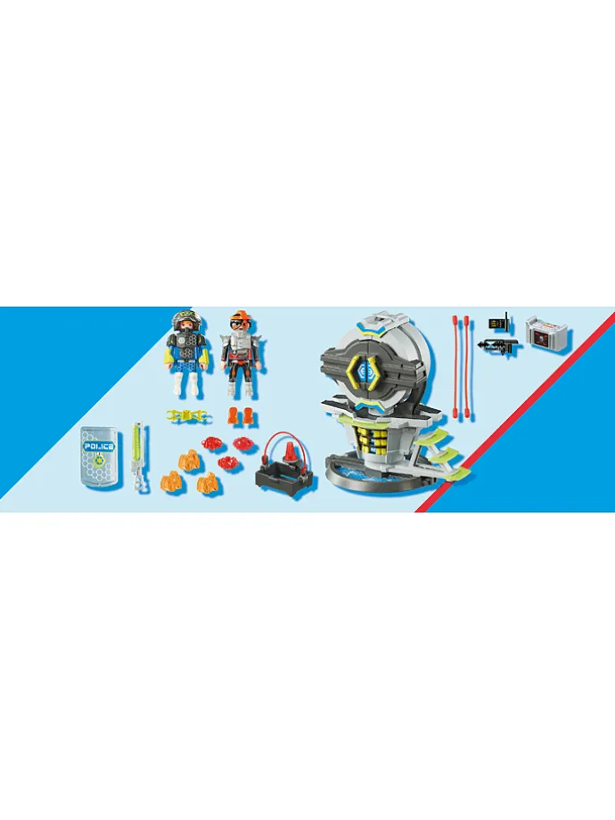 Figurki do zabawy "Safe with a secret code" - 5+