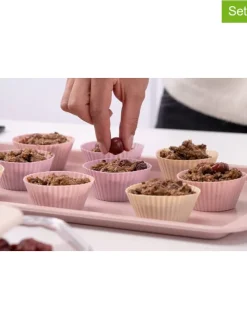 Foremki (12 szt.) w różnych kolorach do muffinek - wys. 5,7 x Ø 7 cm