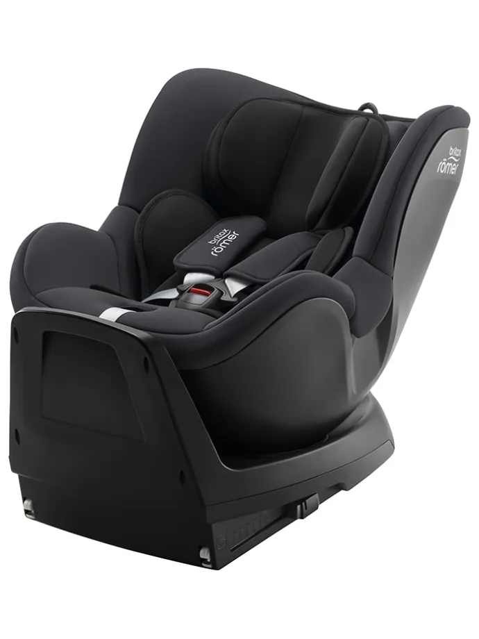 Fotelik samochodowy "Dualfix Plus i-Size" w kolorze antracytowym - grupa 0+/1