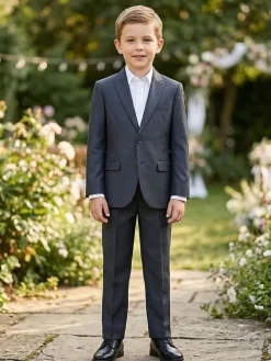 Garnitur - Slim fit - w kolorze antracytowym