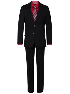 Garnitur - Slim fit - w kolorze czarnym