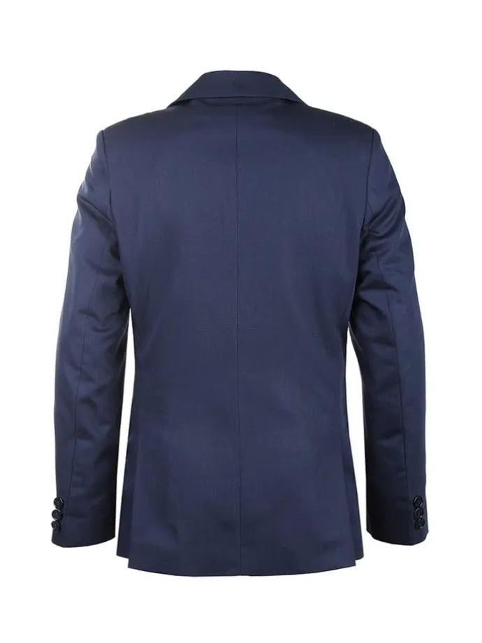 Garnitur - Slim fit - w kolorze granatowym