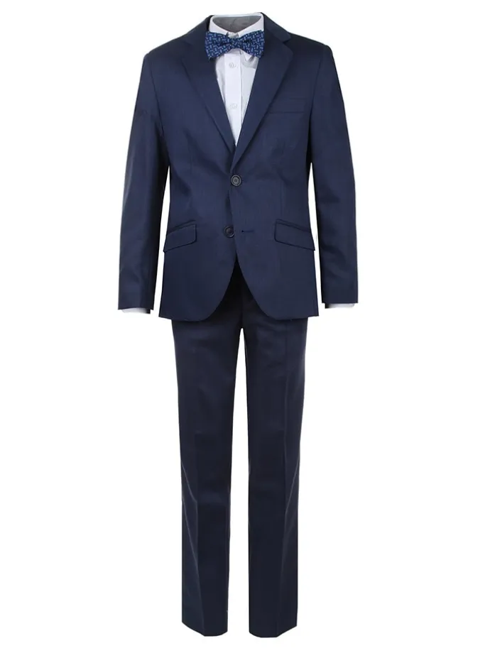 Garnitur - Slim fit - w kolorze granatowym