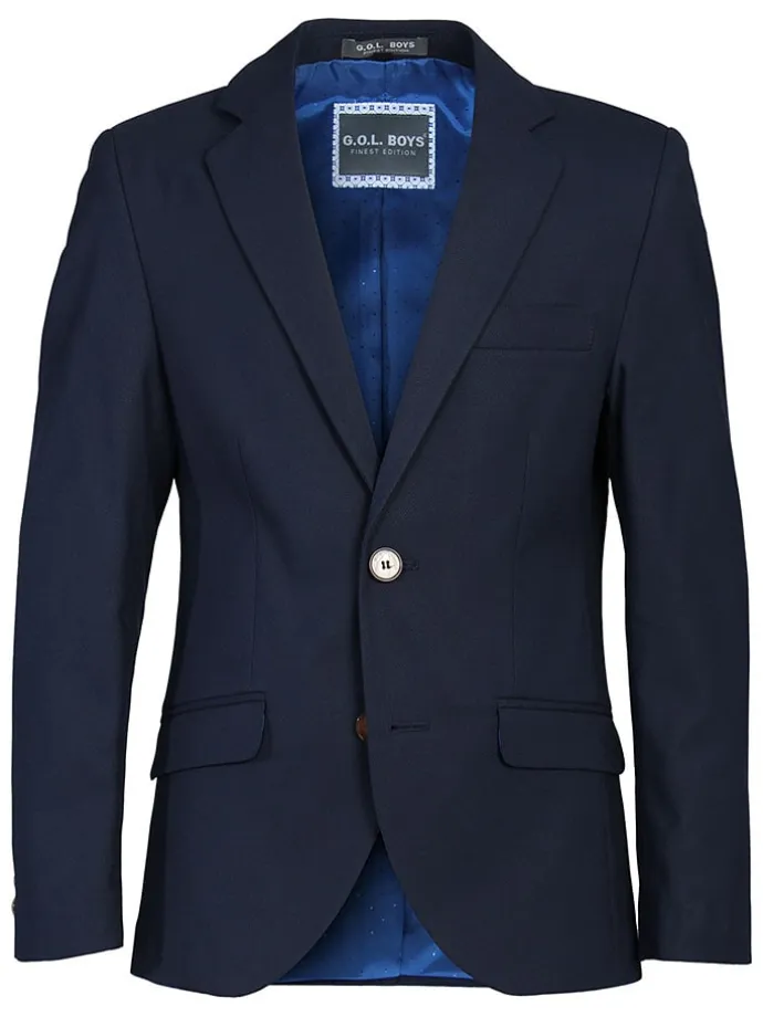 Garnitur - Slim fit - w kolorze granatowym