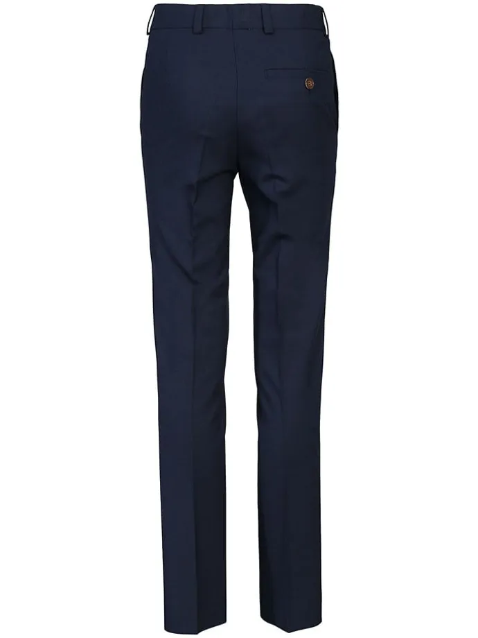 Garnitur - Slim fit - w kolorze granatowym