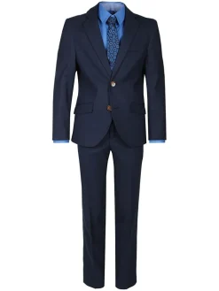 Garnitur - Slim fit - w kolorze granatowym