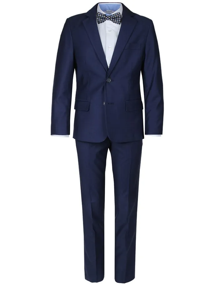 Garnitur - Slim fit - w kolorze granatowym