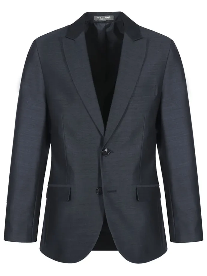 Garnitur - Slim fit - w kolorze granatowym