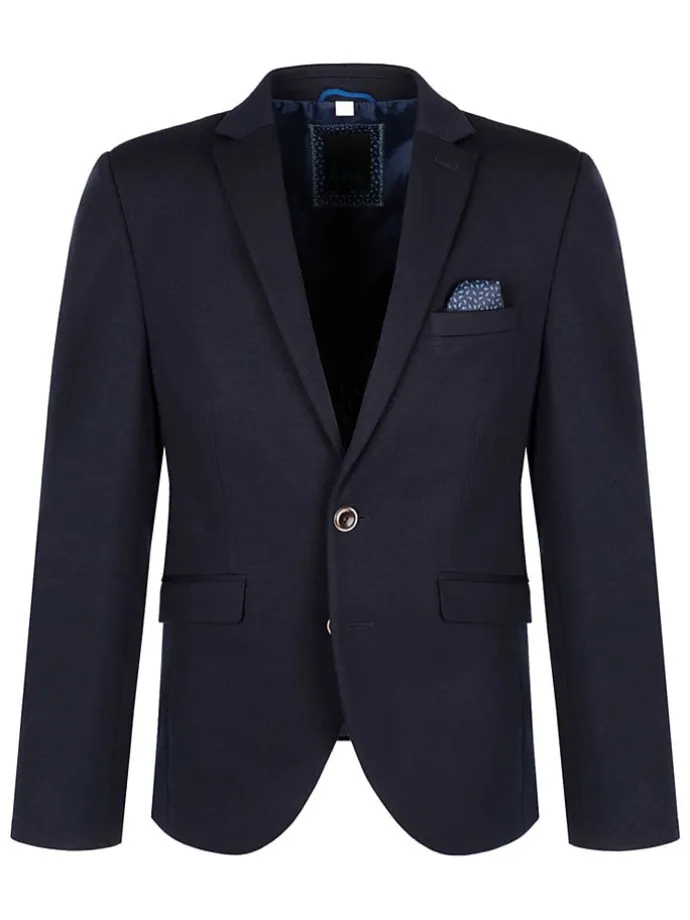 Garnitur - Slim fit - w kolorze granatowym