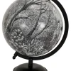 Globus "Black forest" w kolorze czarno-białym - wys. 31 x Ø 21 cm