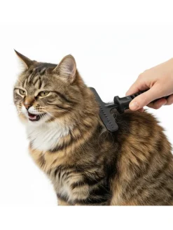 Grzebień w kolorze czarnym do podszerstka