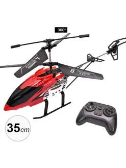 Helikopter zdalnie sterowany "Falcon” w kolorze czerwonym - 6+