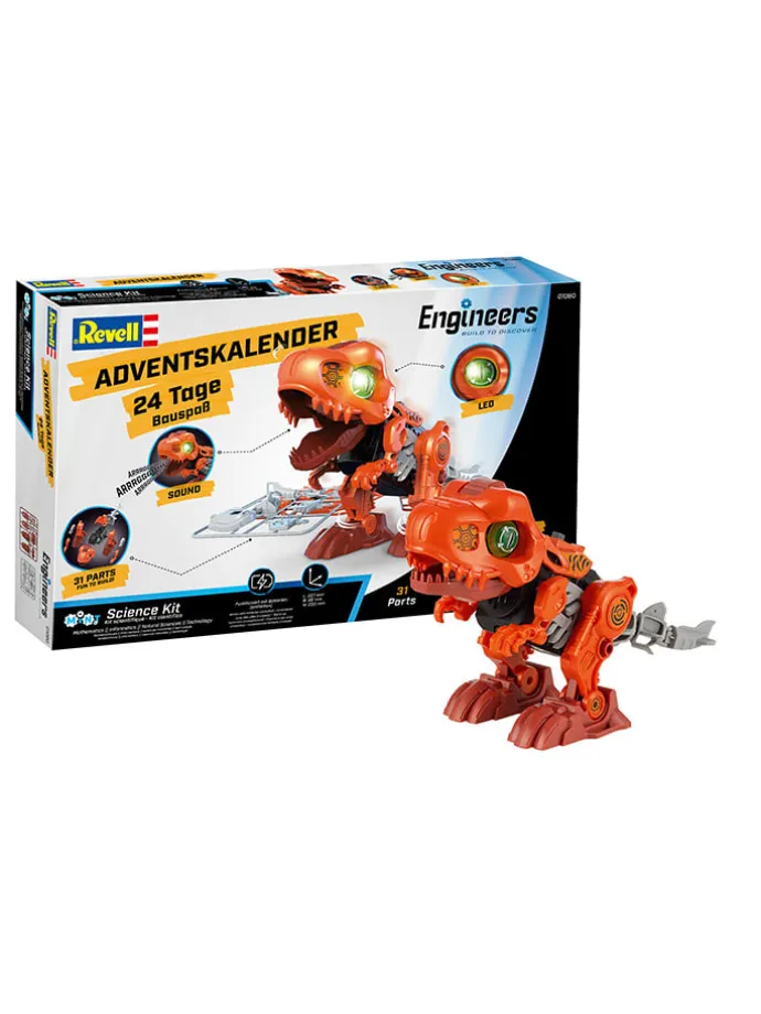 Kalendarz adwentowy "Engineers Electric T.Rex" - 8+
