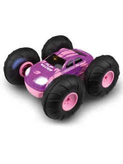 Kalendarz adwentowy "Stunt Car" w kolorze jasnoróżowym - 8+