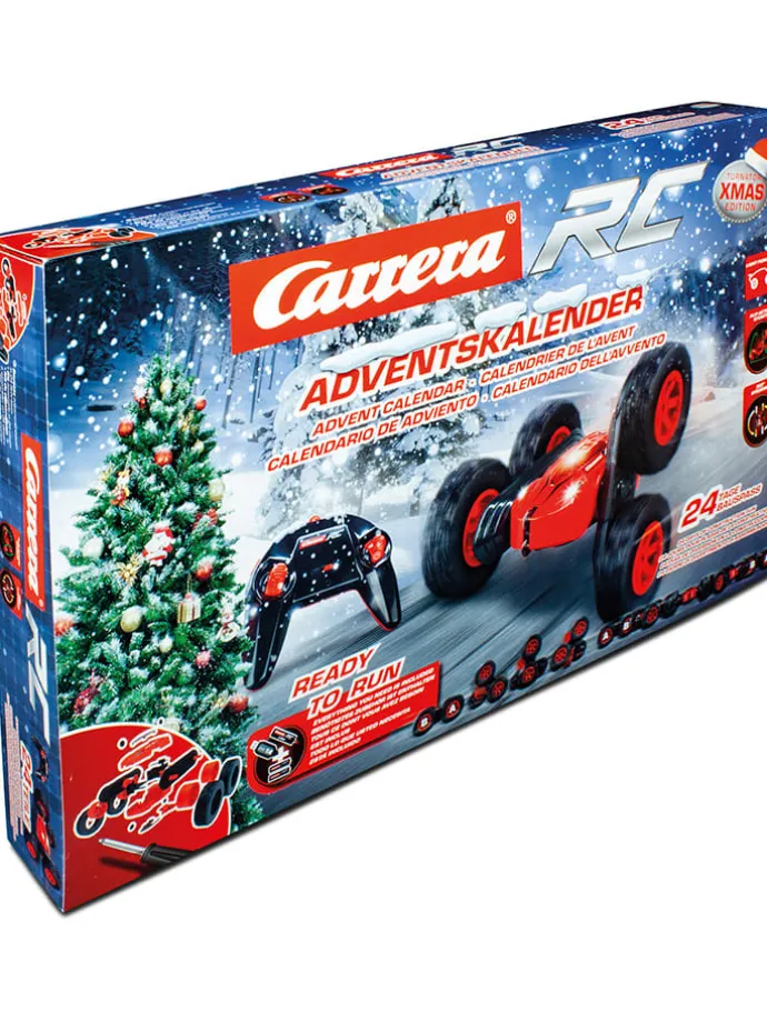 Kalendarz adwentowy "X-Mas Turnator" w kolorze czerwonym - 12+