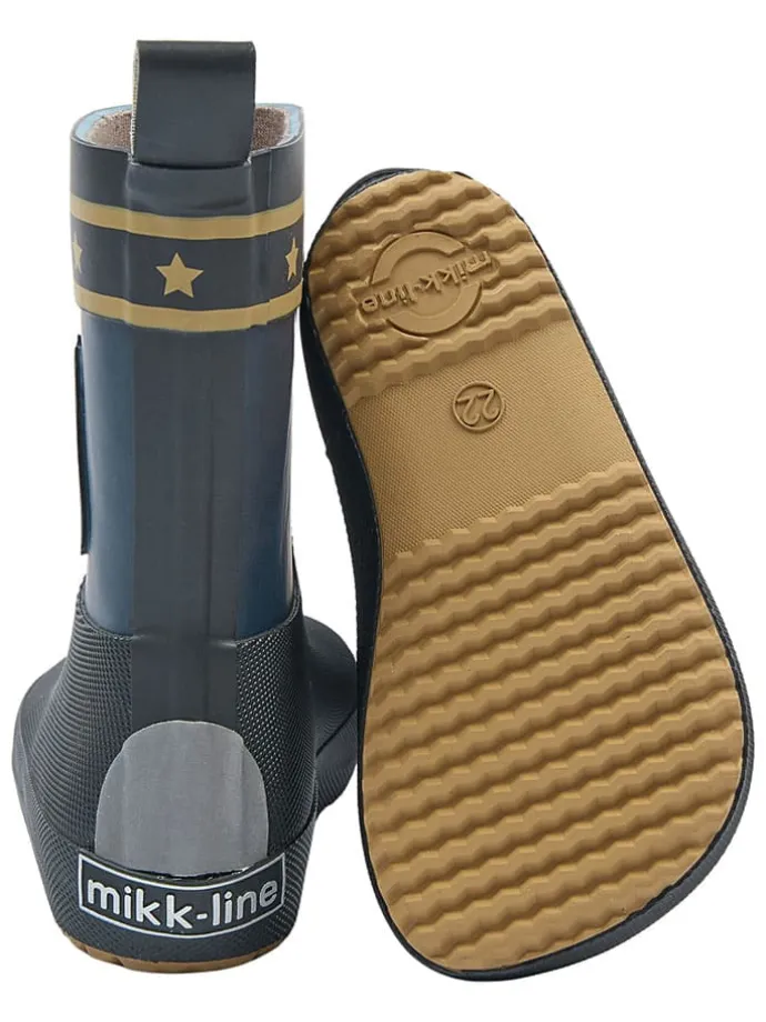Kalosze "Wellies" w kolorze granatowym do chodzenia na boso