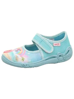 Kapcie "Belinda" w kolorze turkusowym