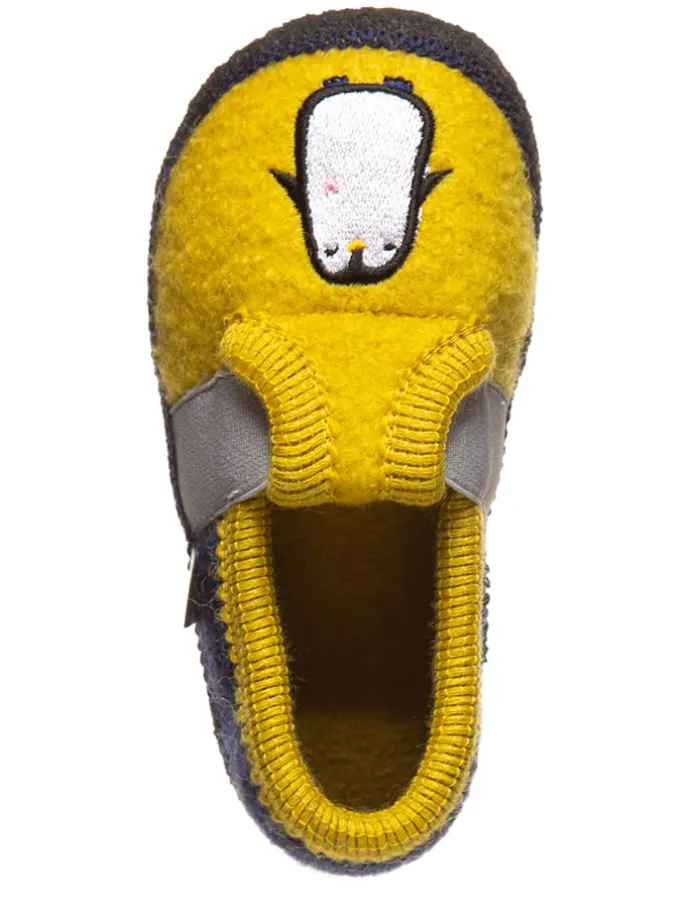 Kapcie "Bobby Pinguin" w kolorze żółtym