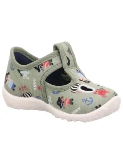 Kapcie "Spotty" w kolorze khaki