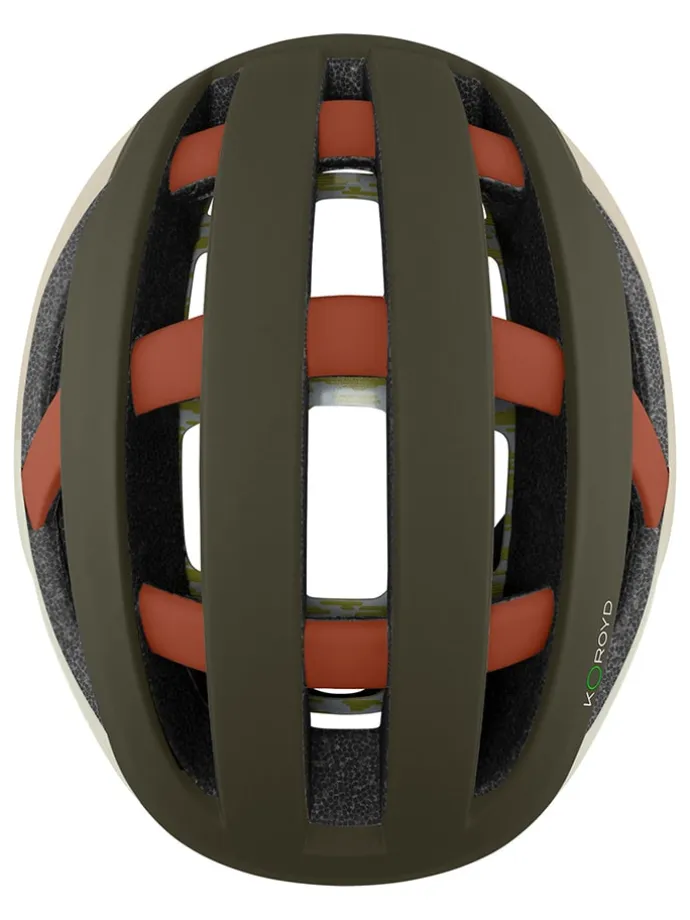 Kask rowerowy "Network Mips" w kolorze oliwkowo-beżowym