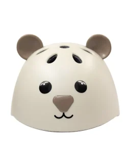 Kask rowerowy w kolorze kremowym