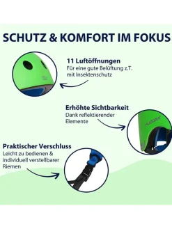 Kask rowerowy w kolorze zielonym
