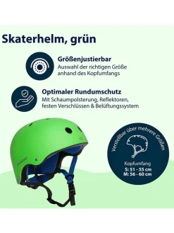 Kask rowerowy w kolorze zielonym