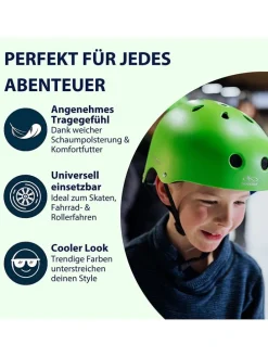Kask rowerowy w kolorze zielonym