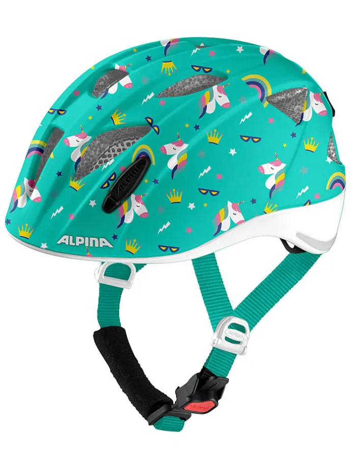 Kask rowerowy "Ximo Flash" w kolorze turkusowym
