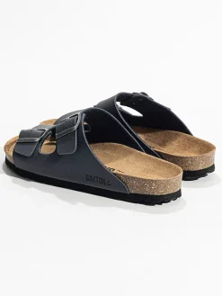 Klapki "Atlas" w kolorze antracytowym