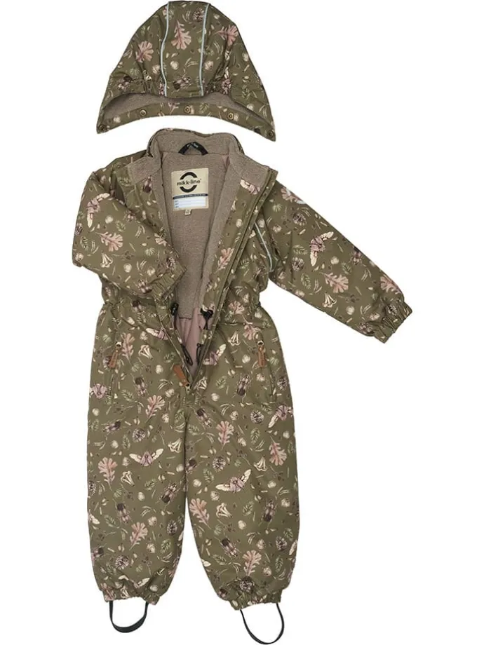 Kombinezon zimowy w kolorze khaki