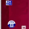 Kołozeszyty (2 szt.) w kolorze czerwonym - A4