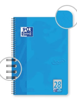 Kołozeszyty (2 szt.) w kolorze niebieskim - A4