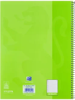 Kołozeszyty (5 szt.) w kolorze zielonym - A4