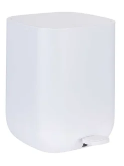 Kosz "Davos" w kolorze białym na śmieci - 6,5 l