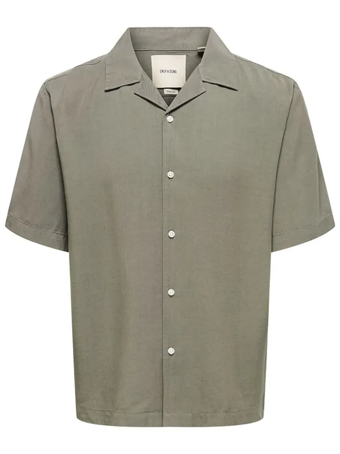 Koszula "Onsperu" - Regular fit - w kolorze zielonym
